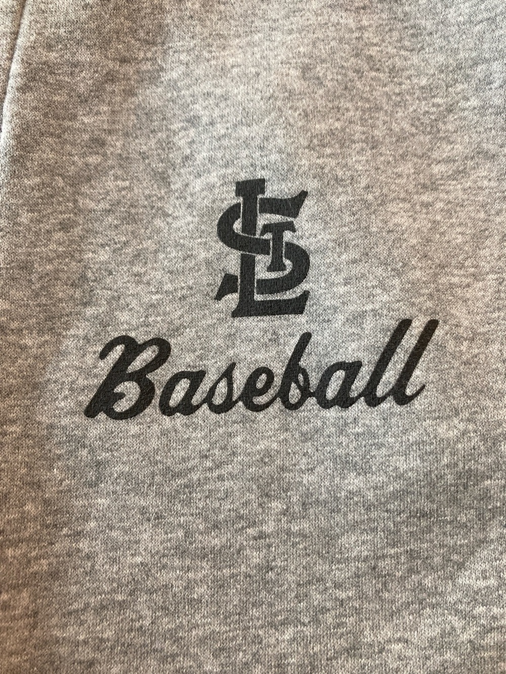 Nike Gray Baseball Logo Sweat Joggers Men Size Large - Picture 5 of 14